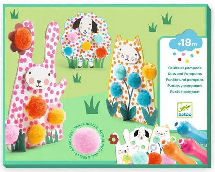 Points et pompons : Dans l'herbe
