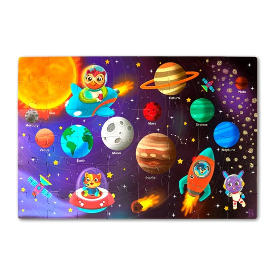 Casse-tête de plancher Système solaire