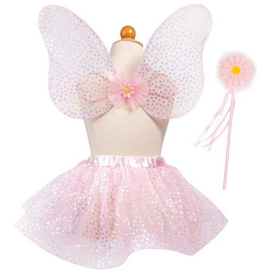 Ensemble tutu, baguette et ailes Crazy for Daisies 4-6 ans