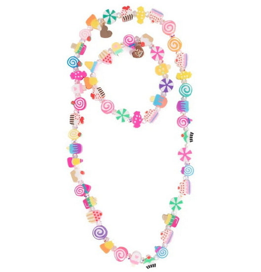 Ens. Collier et bracelet gourmandises
