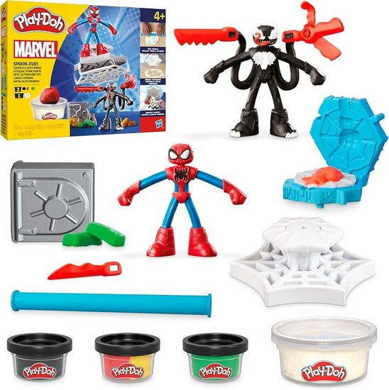 Ensemble pâte à modeler Spiderman Attaque tranchante