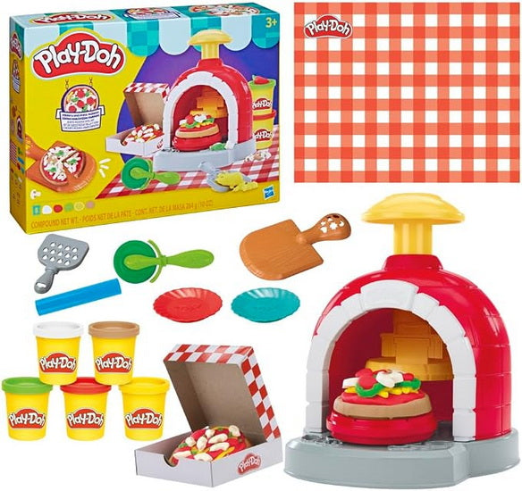 Ensemble pâte à modeler four à pizza