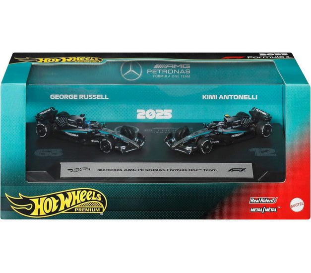 Ens. 2 Formule 1 Mercedes Hot Wheels