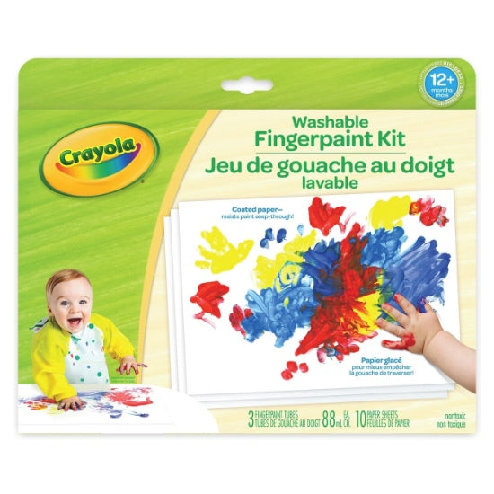 Jeu de gouache au doigt lavable