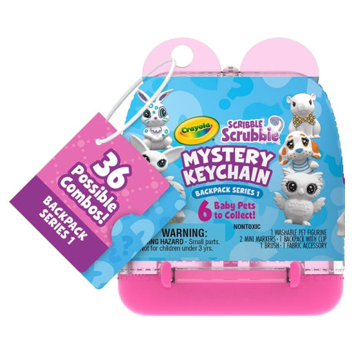 Porte-clés mystère bébés animaux Scribble Scrubbie 6AS