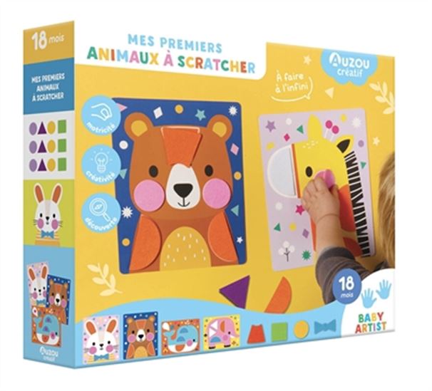 Mes premiers animaux à scratcher