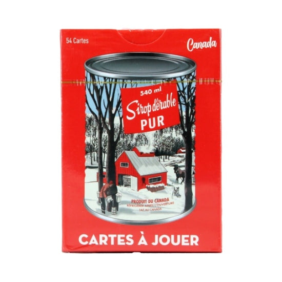 Jeu de cartes sirop d'érable