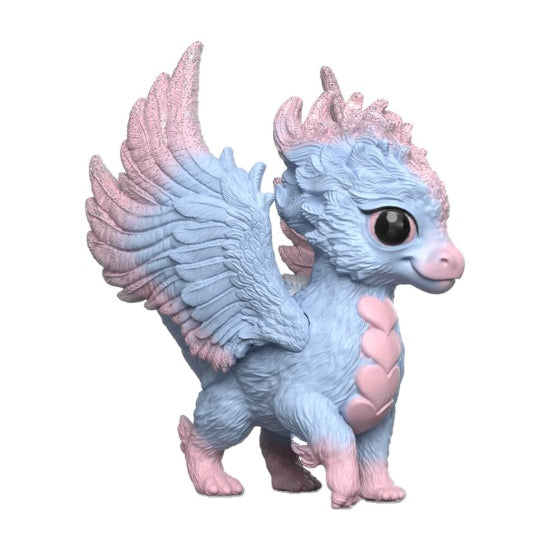 Figurine bébé dragon de cristal