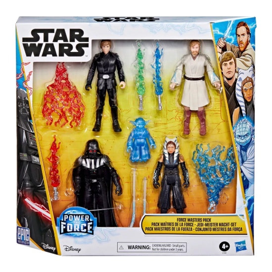 Ens. 4 figurines Star Wars et accessoires