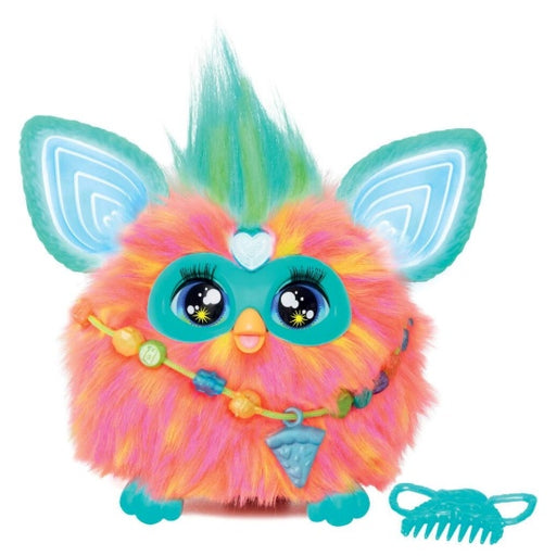 Furby corail peluche interactive