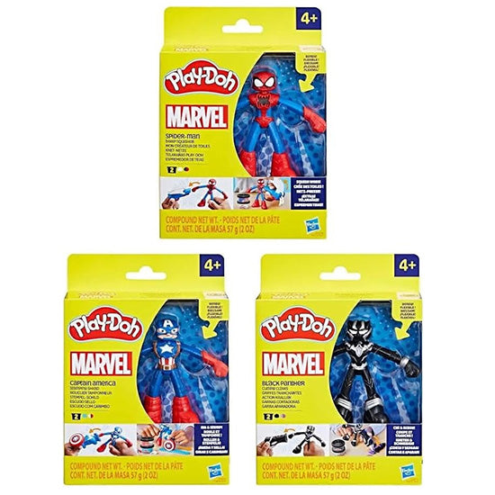 Ens. pâte à modeler Marvel 3AS