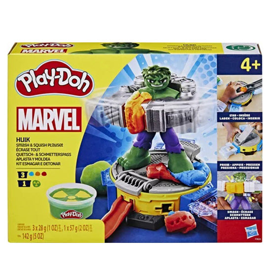Ens. pâte à modeler Hulk écrase tout