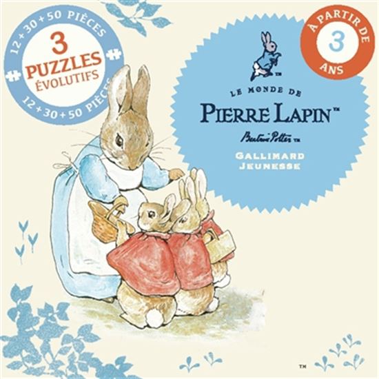 Puzzle évolutif Pierre Lapin