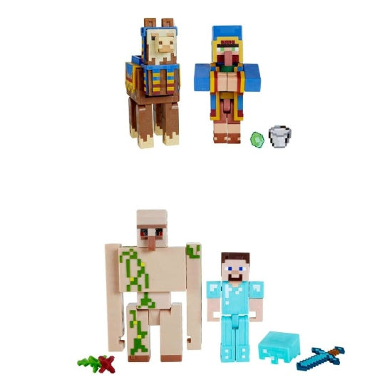 Ens. 2 figurines Minecraft 2AS