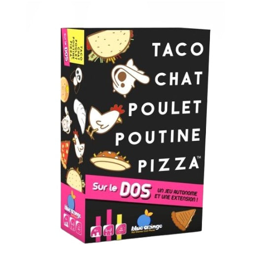 Taco chat poulet... Sur le dos