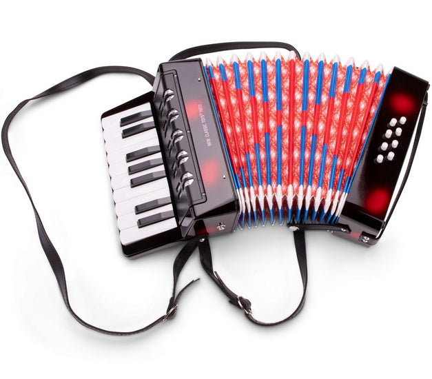 Accordéon papier maché Animaux 13cm