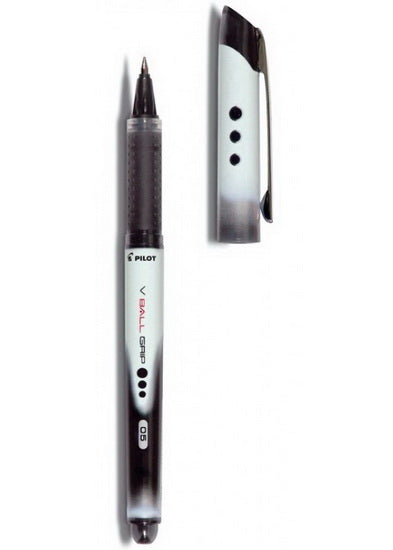 Bille roul. encre liq. V-ball moy. noir